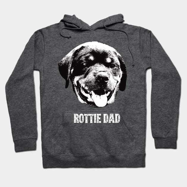 Rottweiler Dad Hoodie by DoggyStyles